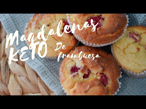 Muffins KETO de frambuesas con Monsieur Cuisine Plus | Bajo en carbohidratos y SIN AZÚCAR