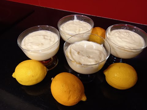 Natillas de limón ** Monsieur cuisine Connect y Plus **