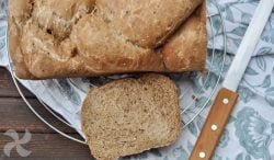 Pan multicereales, con leche