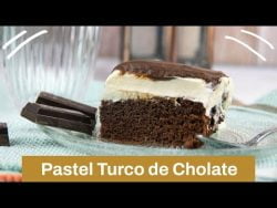 Pastel Turco de Chocolate. Irresistible y delicioso