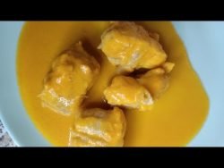 Rape en salsa americana, fácil y rico con Thermomix