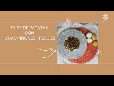 RECETA DE UN DELICIOSO PURÉ DE PATATAS 🥔 CON CHAMPIÑONES AL AJILLO 😜