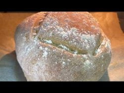 Receta fácil 🍞 Pan con masa madre, cocinando con Thermomix 💚 cookidoo