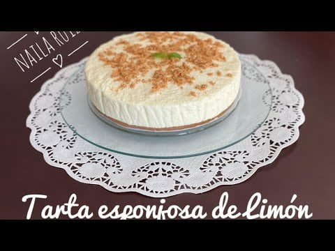 Receta fácil Tarta esponjosa de limón 🍋 con thermomix 💚 cookidoo receta con subtítulos