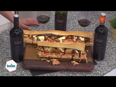 Sándwich de pollo a la barbacoa #receta de Dante Enriquez