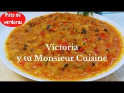 Un rico PISTO DE VERDURAS o SANFAINA en Monsieur Cuisine y Thermomix