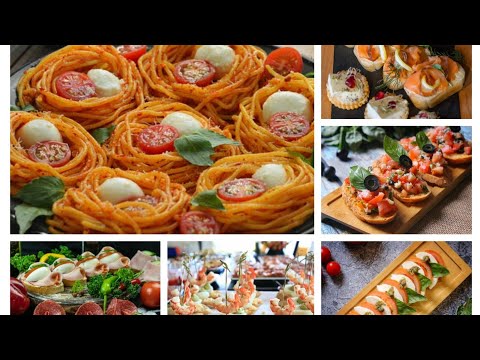 10 canapes faciles para feistas de ultima hora مملحات راقية #canapes #receta #facil #rapid#short