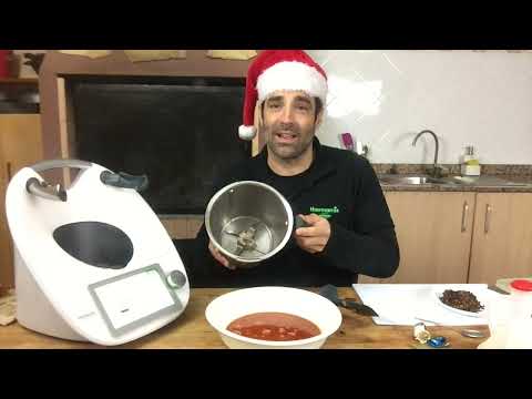 2 Receta Langostinos con salsa al Oporto y chocolate en Thermomix con Fernando. Especial Navidad.