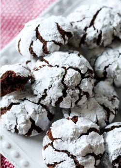 Galletas onduladas de chocolate fudgy |  Galletas y Copas