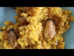 Arroz caldoso con mejillones, fácil y rico con Thermomix