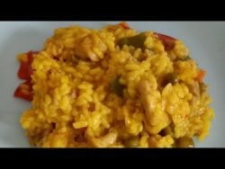 Arroz con pollo, fácil y rico con Thermomix
