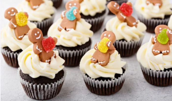 Cupcakes de jengibre y canela, receta original de dulce navideño