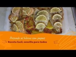 Deliciosa #RECETA de Pescado al horno con patatas