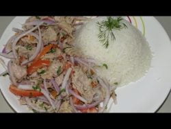 Ensalada de atún con arroz 🍚 #receta saludable y económica.