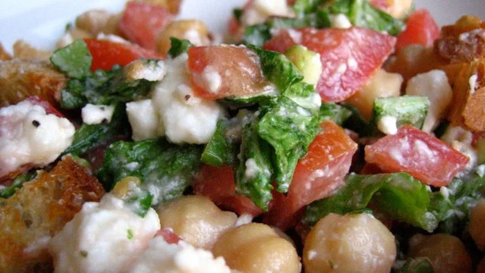 Ensalada de seitán estilo árabe
