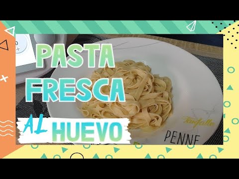 🍛 Pasta FRESCA al HUEVO 🥚🥚 RÁPIDA, FÁCIL Y DELICIOSA con THERMOMIX