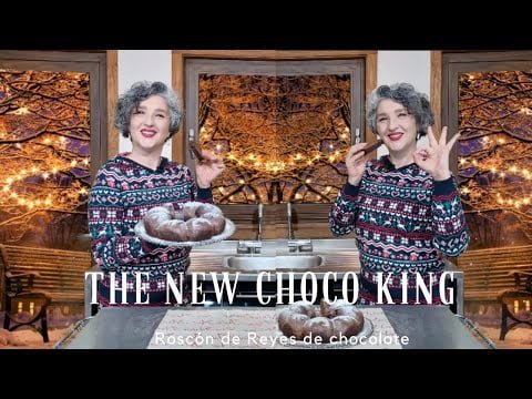 👑🍩🎄ROSCON DE REYES DE CHOCOLATE CHOCO KING 👑🍩🎄RECETA DE NAVIDAD con Thermomix®