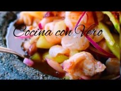 🔥🔥🔴CEVICHE CON CLAMATO #aguachile #camarones #clamato #cocteldepescado #tostadas #cebiche #receta
