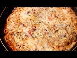 nunca havia comido spaghetti tan delicioso #receta #facil #rapid