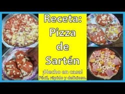 Pizzas de sartén | #Receta #Pizza #Pepperoni #Hawaina #Food #Recipe #PizzadeSartén