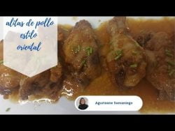 Receta alitas de pollo estilo oriental #Thermomix