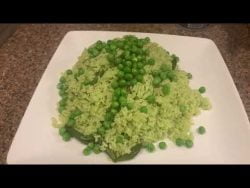 #Receta arroz navideño &
