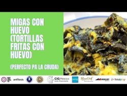 #receta cómo preparar migas con huevo o tortillas fritas con huevo revuelto #shorts