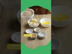 Receta de pudding de plátano | fácil y rápido 🍏 Manzana Verde Latam | #shorts #receta