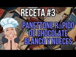 RECETA DE THERMOMIX #3 || Panettone rápido de chocolate blanco y nueces