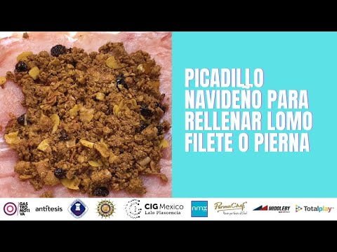 #receta picadillo navideño para rellenar lomo, pierna o filete #usmeat #shorts