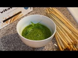 SALSA DE PESTO CASERA || pesto sauce recipe #RECETA ITALIANA