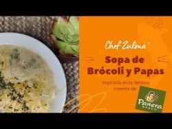 SOPA de BRÓCOLI con PAPAS🥔 Inspirada en la #receta de #panerabread