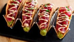 Tacos de atún rojo, receta de un entrante de lujo fácil de preparar