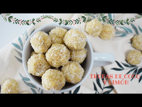 Trufas de coco y limón | Monsieur Cuisine Plus