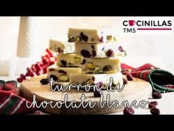 Turrón de Chocolate Blanco | Recetas Thermomix