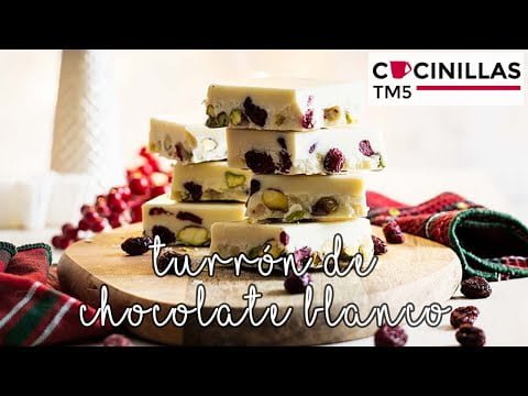 Turrón de Chocolate Blanco | Recetas Thermomix