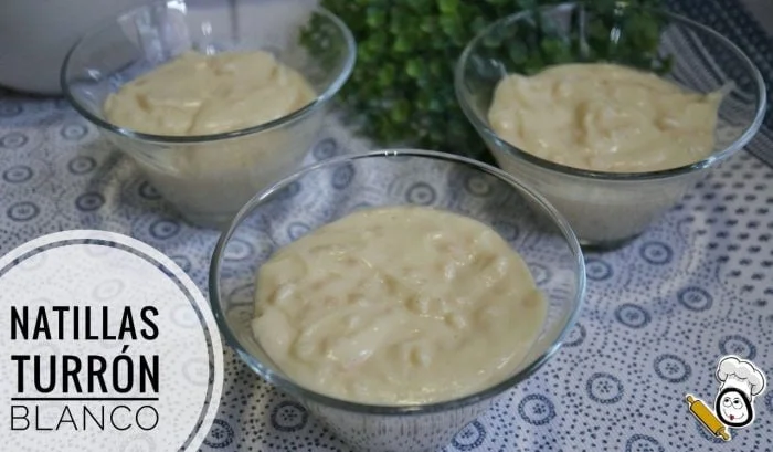Natillas de Turrón Blanco con Thermomix ®