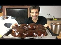 5 Receta Roscón de Reyes con glaseado espejo de chocolate en Thermomix con Fernando