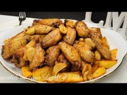 ALITAS DE POLLO FRITO AL AJILLO RECETA FÁCIL Y CON POCOS INGREDIENTES