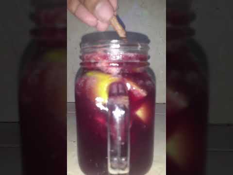 Bebida Española #shorts #sangría #receta #bebidas