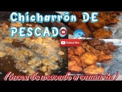 chicharrón DE PESCADO #receta #pescado #chicharrón #tacos