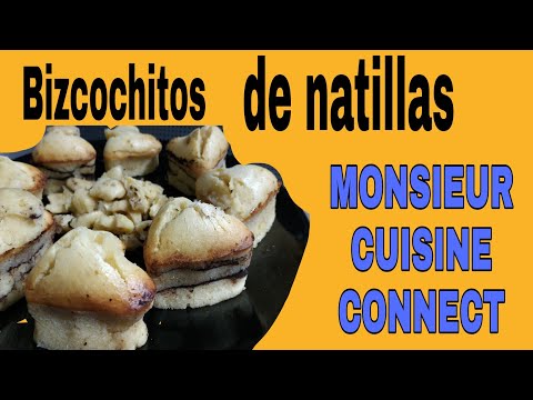 Cómo hacer BIZCOCHITOS de NATILLAS 🥣🍞 – MONSIEUR CUISINE CONNECT