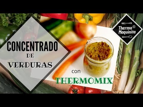 CONCENTRADO de VERDURAS con Thermomix || Casero, natural y rápido
