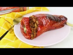 🌶️🥩Pimientos rellenos de CARNE y ARROZ con Thermomix🥩🌶️ | Receta fácil