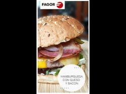 🍔🧀🥓 HAMBURGUESA con QUESO y BACON 🍔🧀🥓 #short #shorts #cocina #recipe #receta #recetas