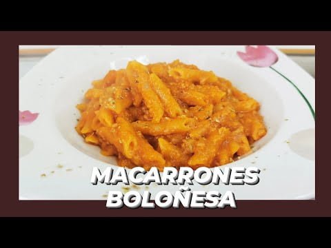 🍝MACARRONES BOLOÑESA🍝En thermomix