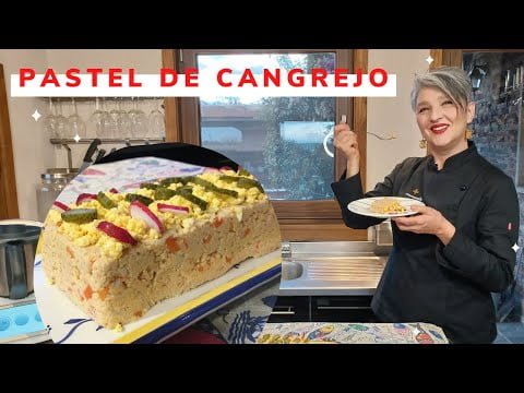 🥇🦀 PASTEL DE CANGREJO, ATÚN Y GAMBAS 🦀🥇 con Thermomix® #TM6 #TM5 #TM31