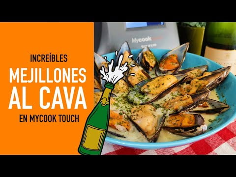 🧡 MEJILLONES al CAVA🍾 con MyCook Touch – RECETA FÁCIL y DELICIOSA