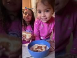 French toast 🍞 por las chiquitas 🦄🧸 #momlife #receta