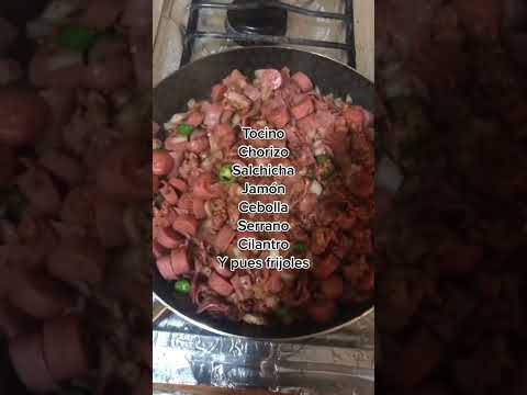 Frijoles charros #shorts #shortvideo #comida #receta